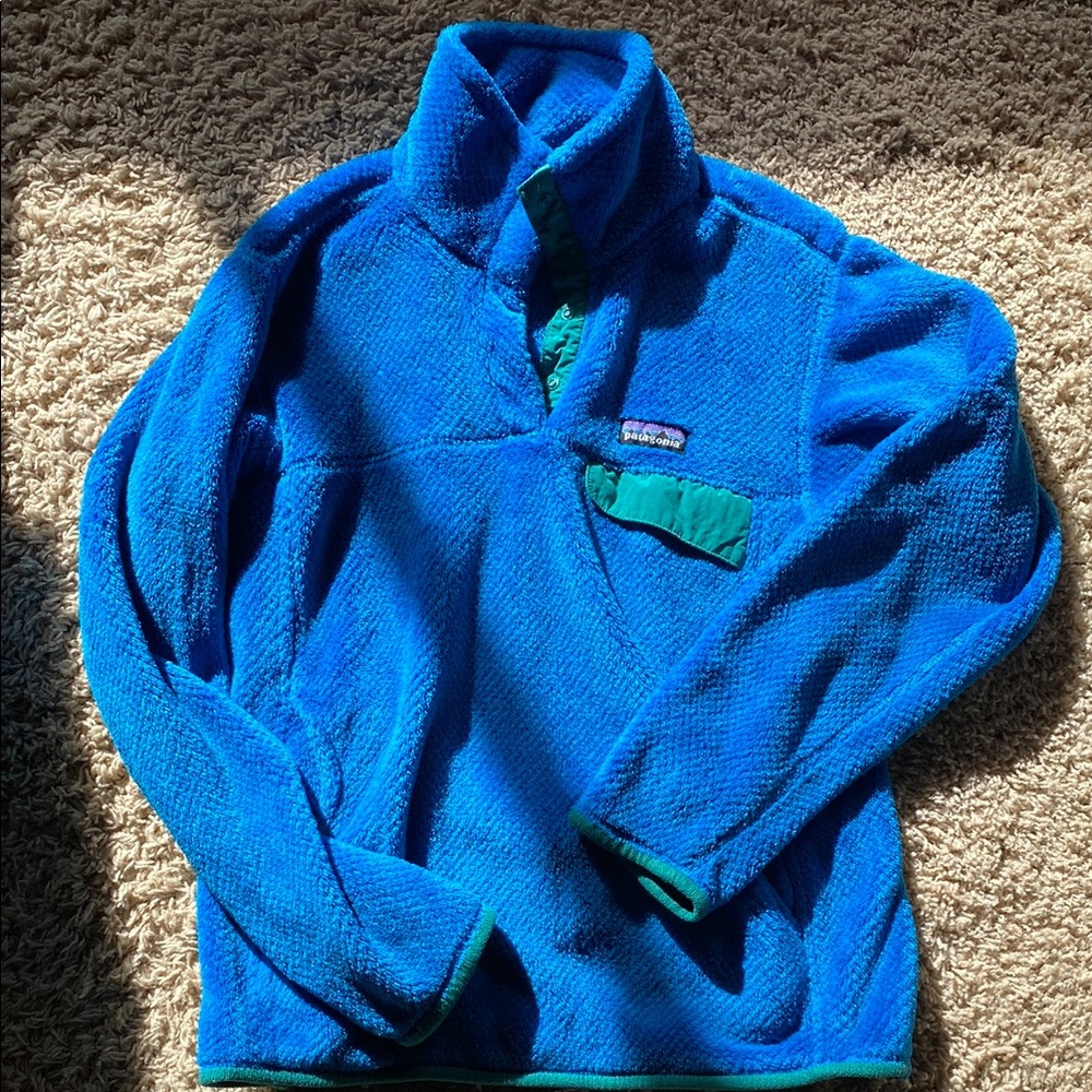 Patagonia women’s Blue Fleece pullover